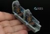 Quinta Studio QD+48409 Su-17UM3 3D-Printed & coloured Interior on decal paper (Hobby Boss) (with 3D-printed resin parts) 1/48